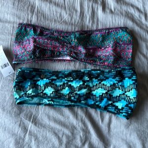 Set of two bandeaus by garage size small